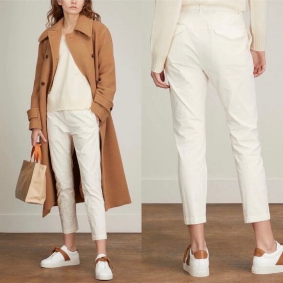 Nili Lotan Tel Aviv Pants Ivory Size 0 - Picture 1 of 11